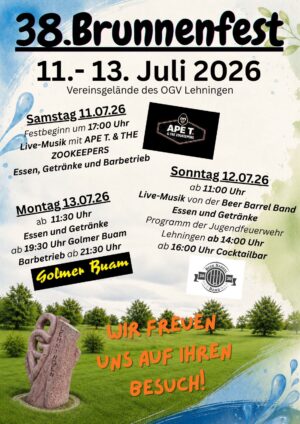 Brunnenfestplakat 2026