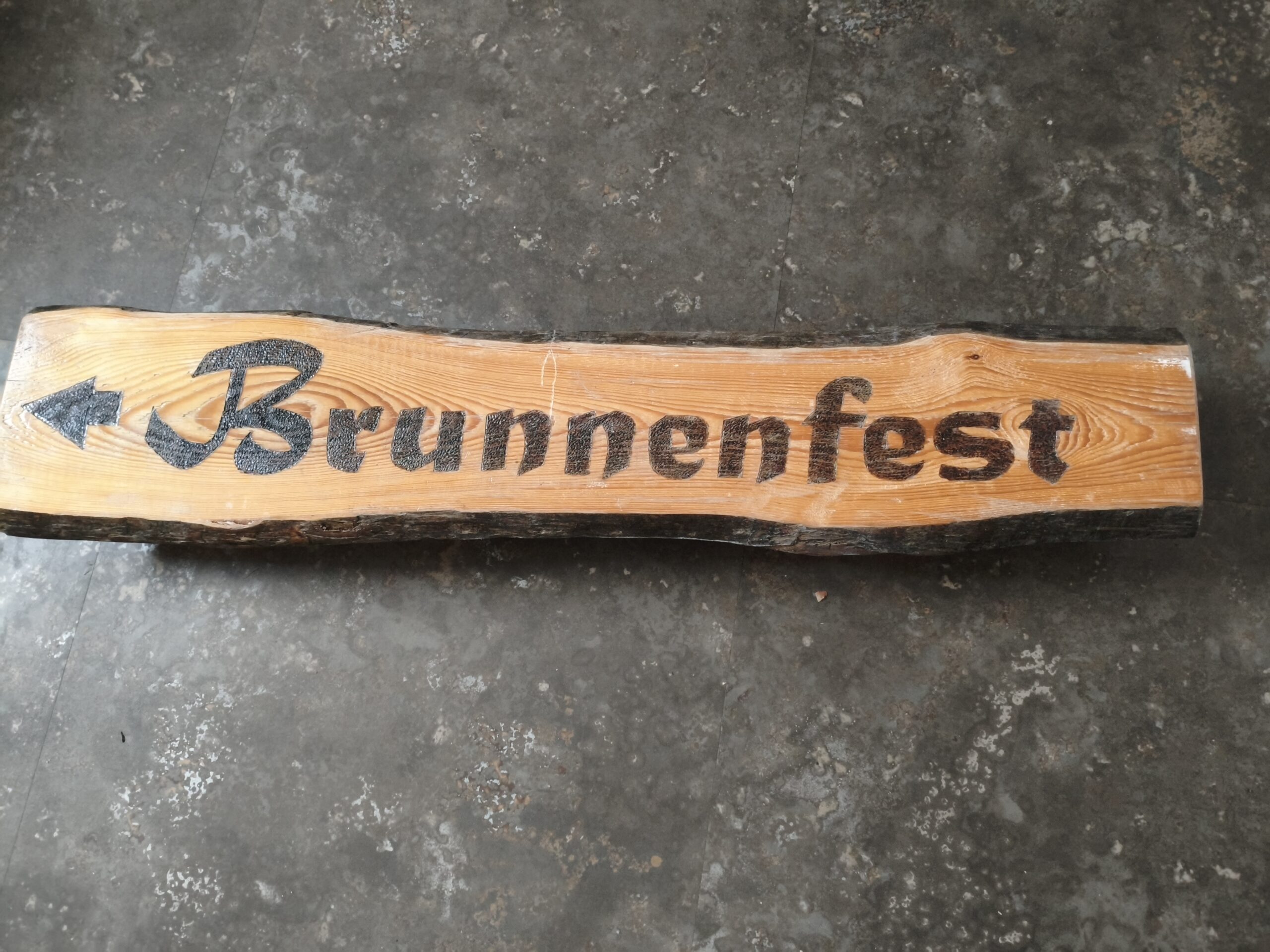 2026 Brunnenfest Schild